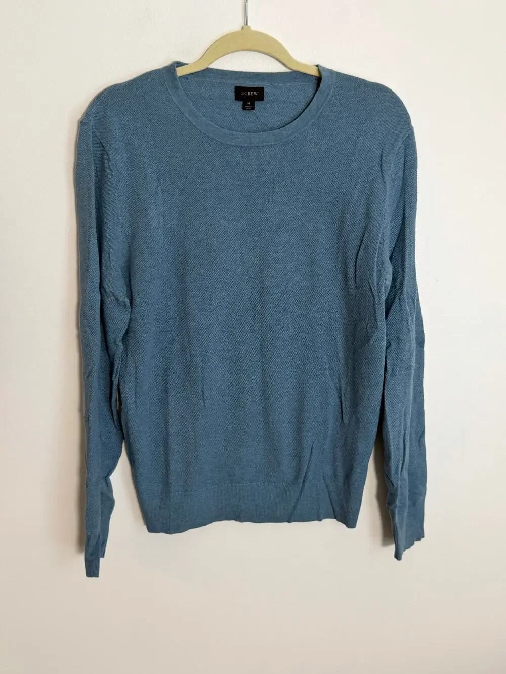 J. Crew Cotton Cashmere Blend Crew Neck Sweater size medium